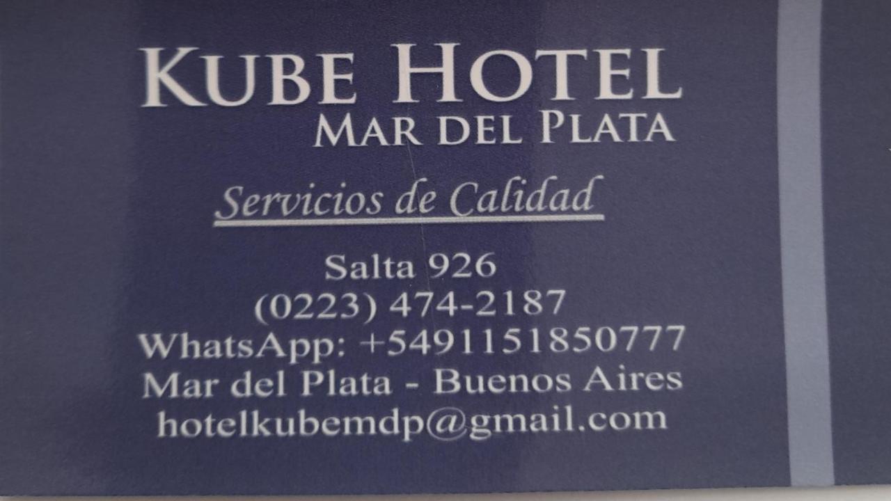 Hotel Kube Mar del Plata Exterior foto